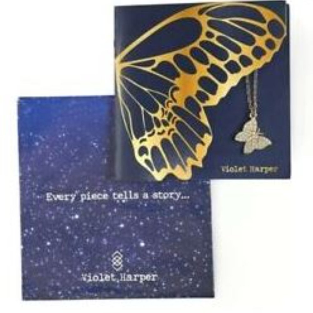 ♦️$15 ADD ON / BNIB Violet Harper Pavé Butterfly Bracelet